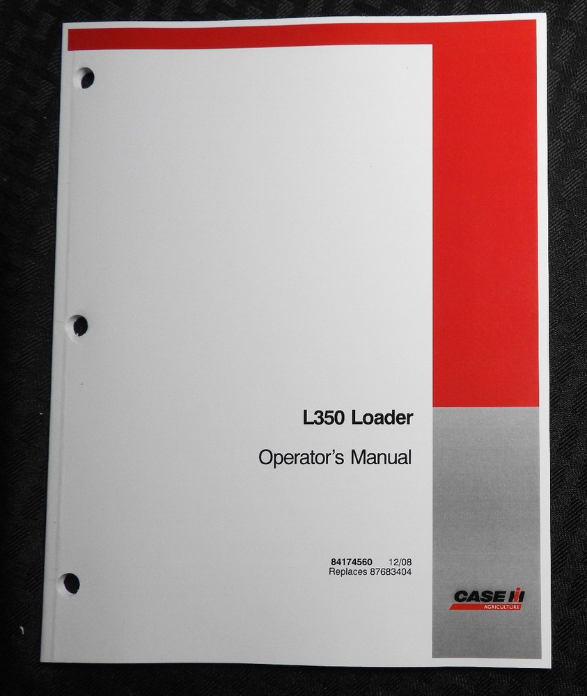 Case Ih D Dx 35 40 45 50 Farmall Tractor L350 Loader Operators Manual Minty