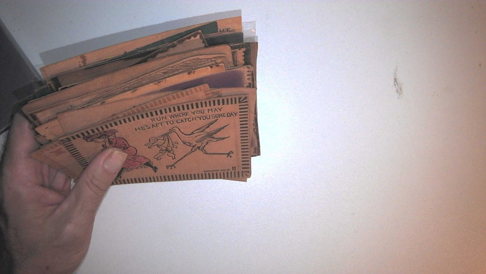 Early Leather Postcard Collection