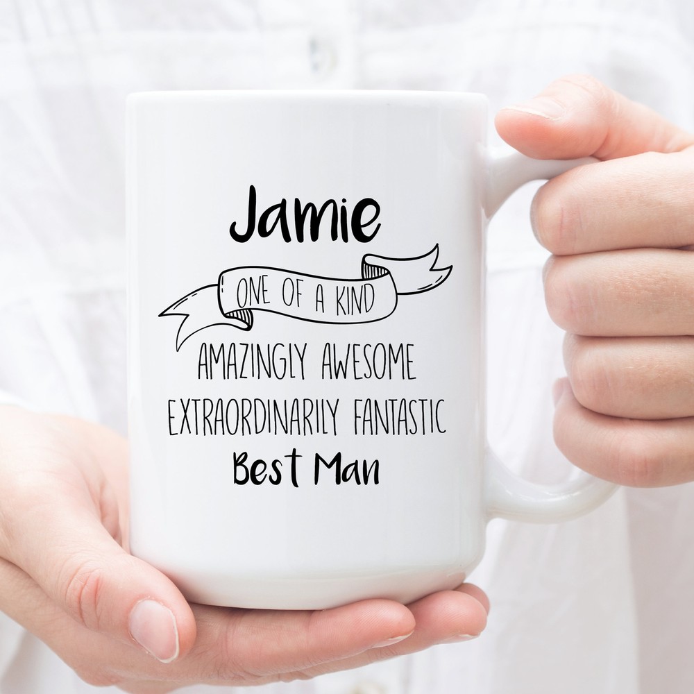 Personalized Coffee Mug For Best Man Custom Gifts For Best Man Perfect Christmas