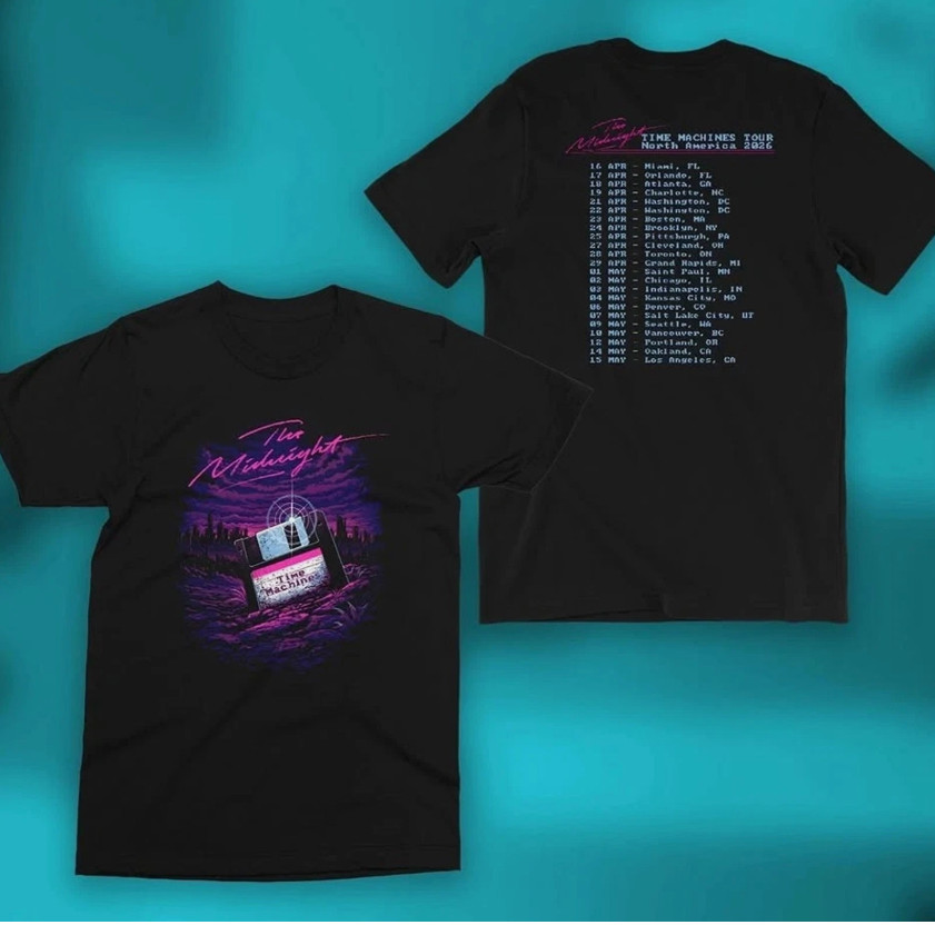 THE MIDNIGHT T-Shirt Time Machines North America Tour 2026 T shirt