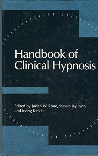 Handbook of Clinical Hypnosis - Hardcover, by Rhue Judith W.; Lynn - Very Good b
