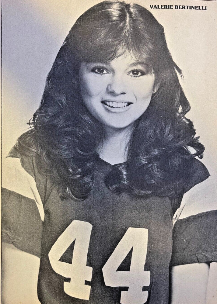 1980s Vintage Magazine Illustration Actress Valerie Bertinelli