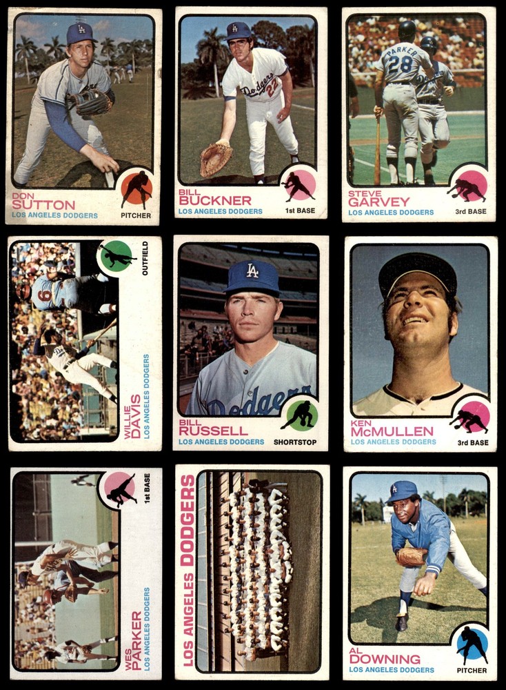 1973 Topps Los Angeles Dodgers Near Team Set 3 - VG 7168554 (12 / 27 cards)
