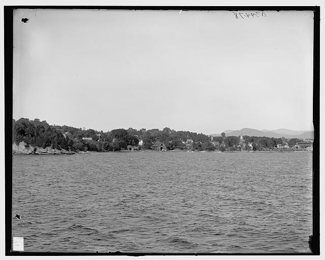 Photo:Essex NY Lake Champlain 1900s Waterfront Shoreline View
