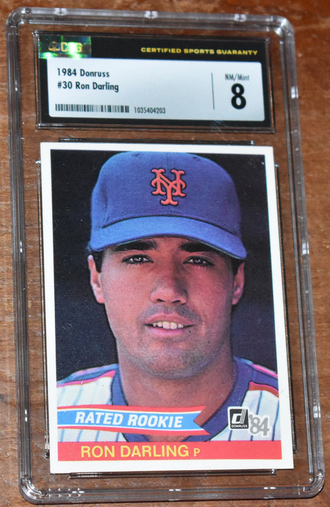 1984 Donruss - Rated Rookie Ron Darling #30 Has Card Number (RC)