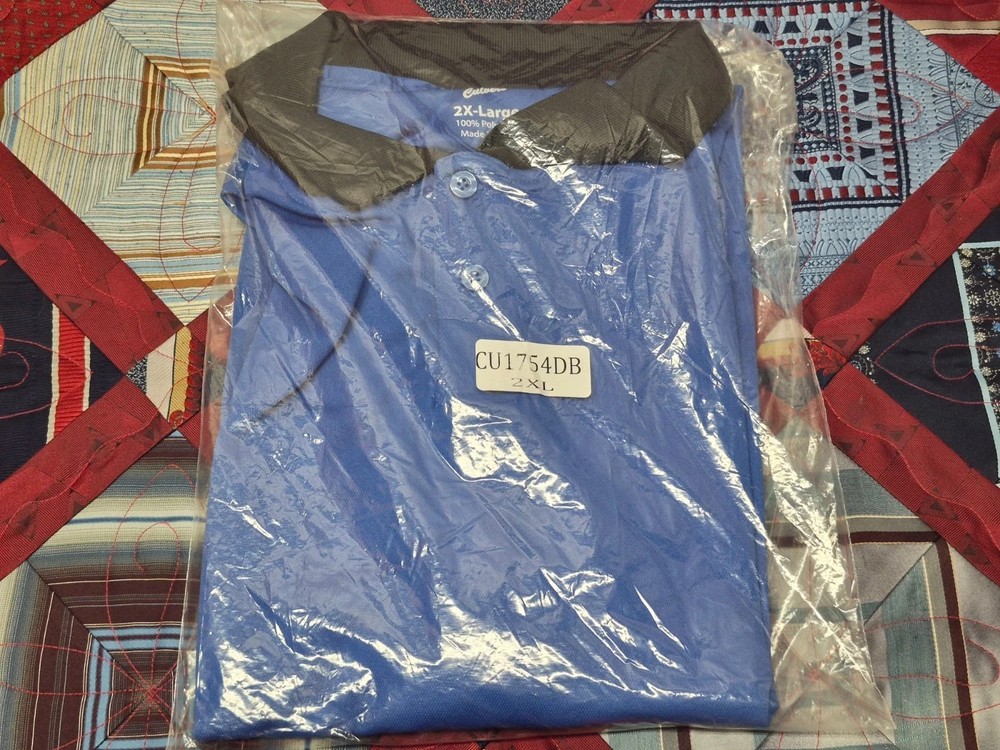 Culvers Shirt Work Polo Uniform V Neck Mens Employee Size 2XL McDonalds