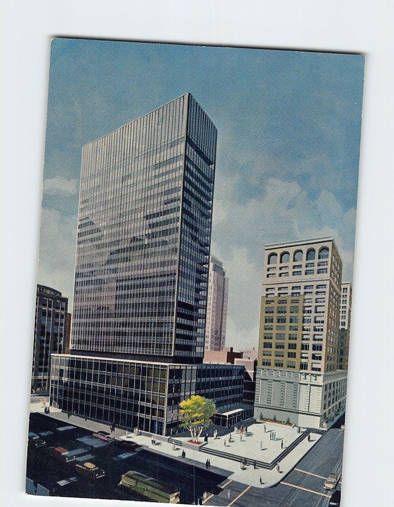 Postcard First National Bank Building Minneapolis Minnesota USA