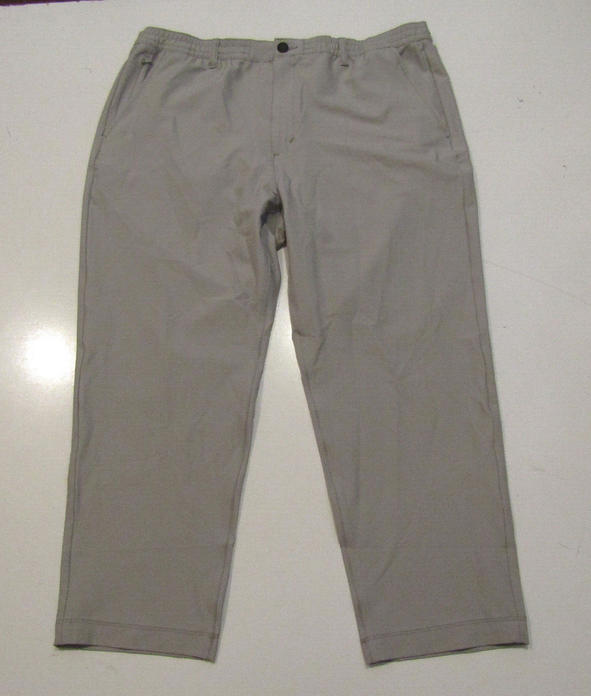 MARC NEW YORK Gray 4-Way Stretch Commuter Pants Sz 40 W 32 L NWT