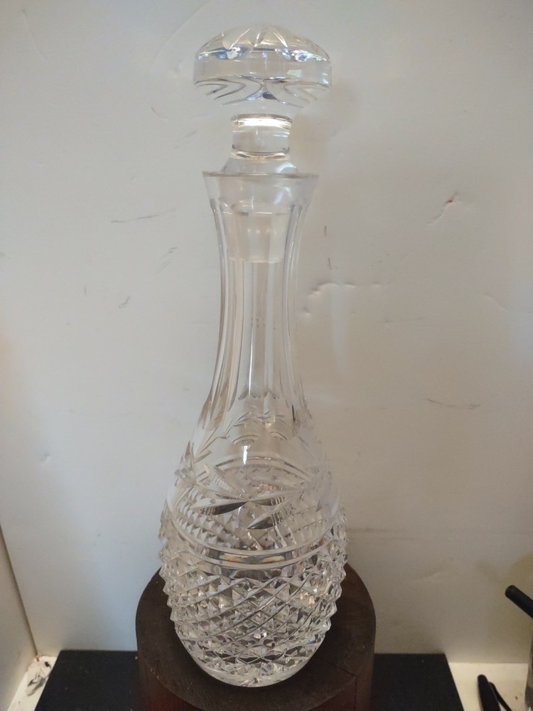 VINTAGE Waterford Crystal Glandore Decanter W/Stopper 11
