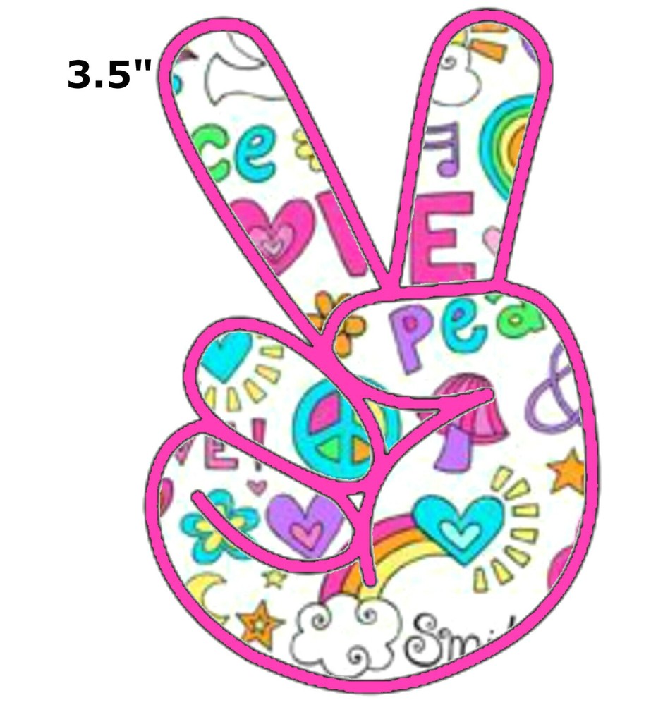 Peace Symbol Car Truck Window Bumper Graphics Vinyl Sticker Decal Retro Souvenir