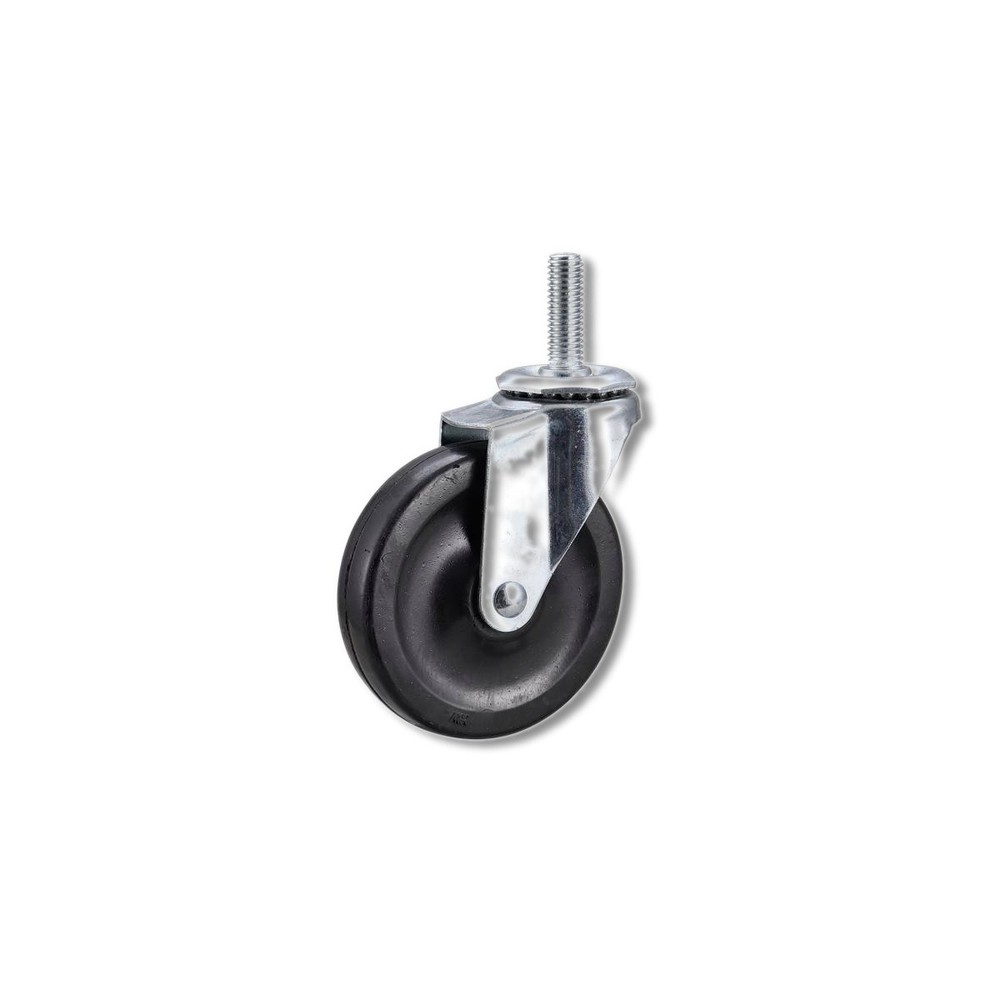 Projex 3 in Swivel Soft Rubber Caster 115 lb 9196
