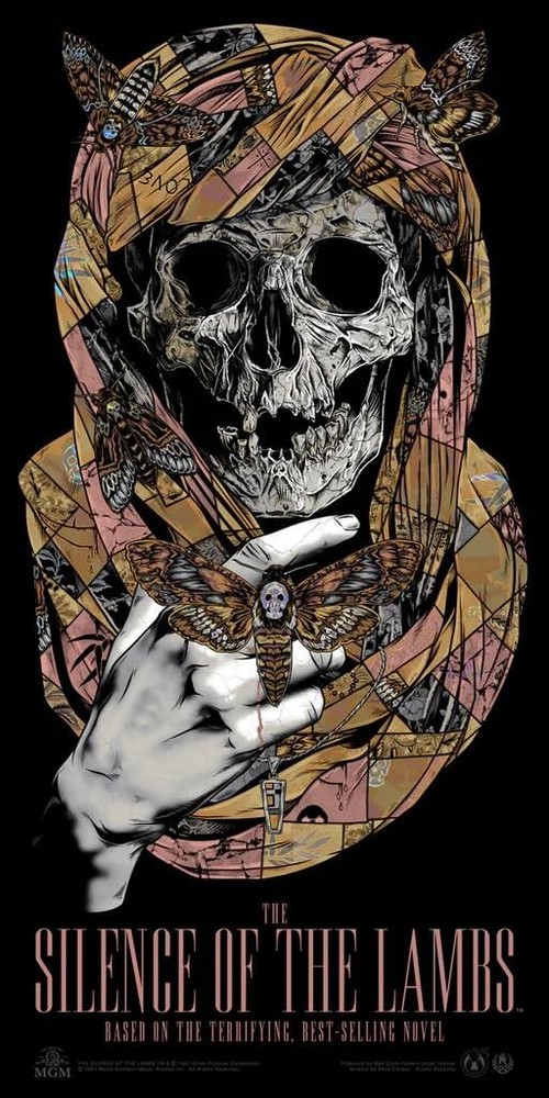 Silence of the Lambs (Foil Variant) by Rhys Cooper x/79 Screen Print Art Poster