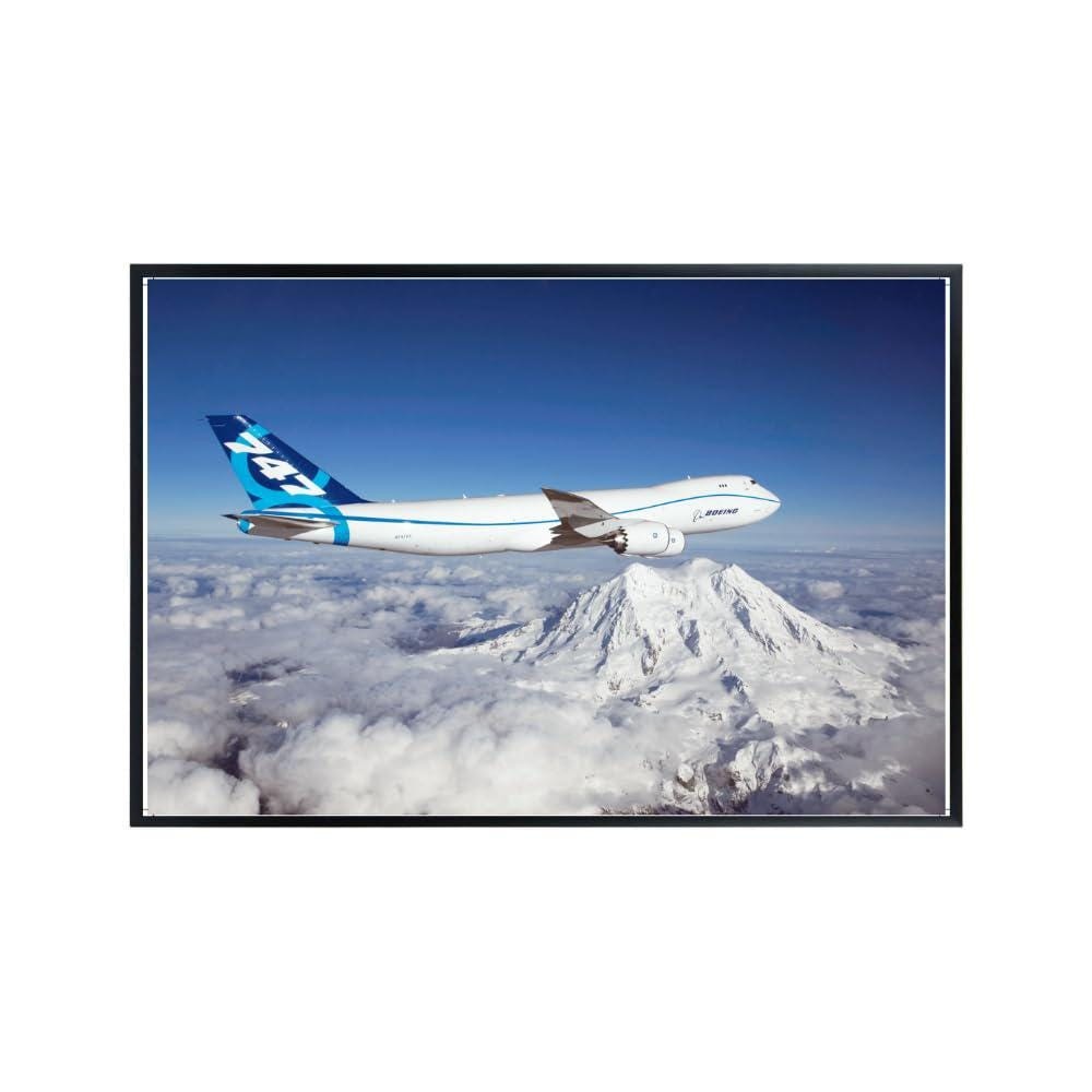 Boeing 747 Poster Airline Aviation Wall Art Airplane Print Pilot