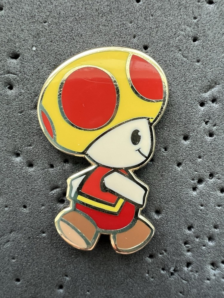 Nintendo Super Mario FANTASY Pin - Toad Enamel Pin