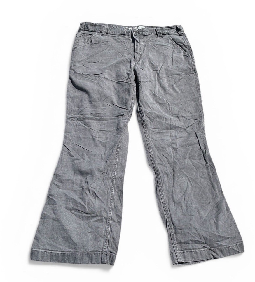 Carhartt Men's Relaxed Fit Canvas Pants Gray 38x30 Straight Leg Pockets  Work