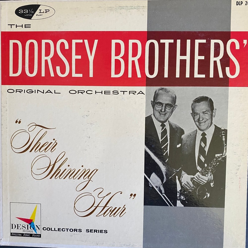 Dorsey Brothers – Their Shining Hour LP 1957 Design Records Jazz Swing 33 RPM