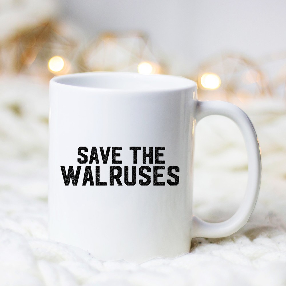 Save The Walruses Mug – Cute Walrus Design for Animal Lovers