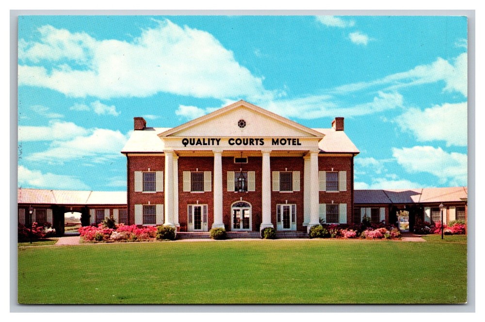 Perry GA Georgia Quality Courts Motel AAA Unposted Chrome Postcard