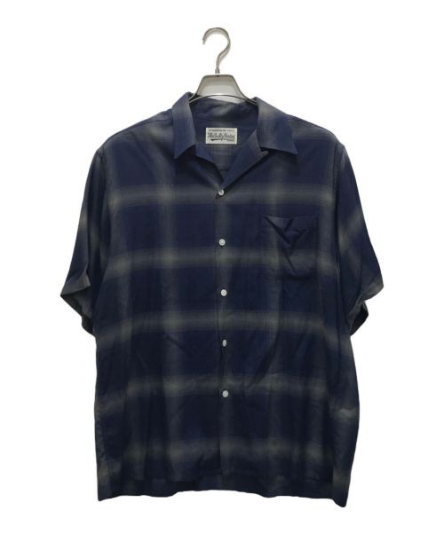Wacko Maria Ombre Check Rayon Shirt in Size L - Stylish & Comfortable