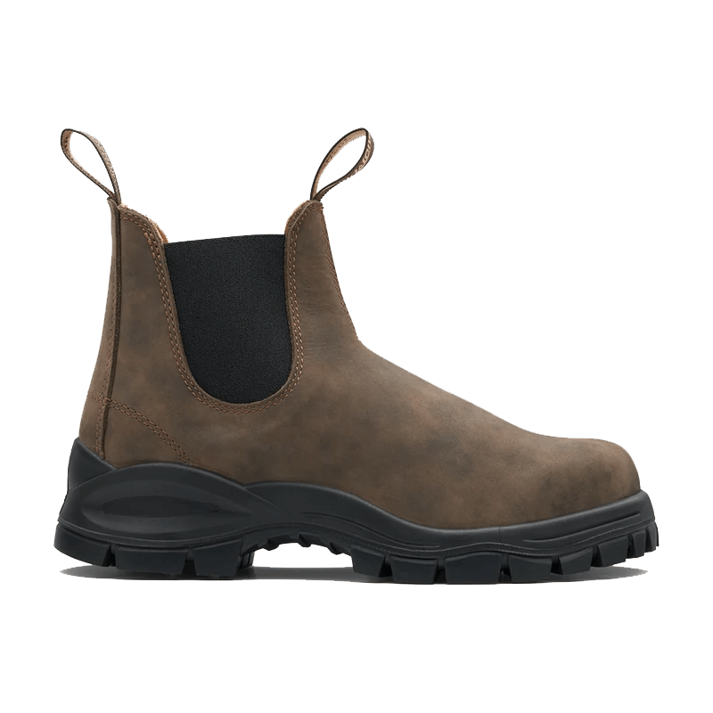 Blundstone Unisex 2239 Rustic Brown Elastic Side Chelsea Boot