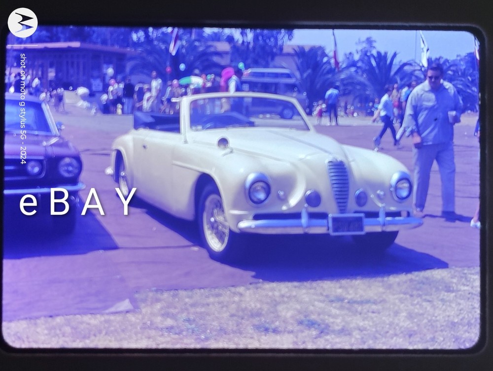 1966 35mm Photo Slide  car show Alfa Romeo