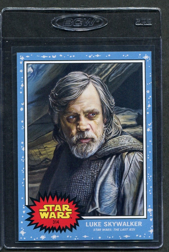 2022 Topps Star Wars Living Set Luke Skywalker #314 The Last Jedi