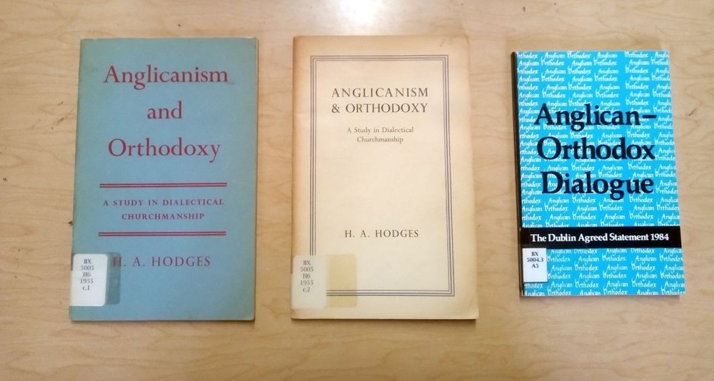 Eastern Orthodox - Orthodox Lot of 3 Books- Anglicanism and Orthodoxy