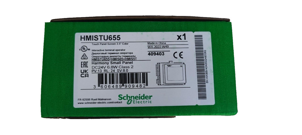 NEW Schneider HMI HMISTU655 touch screen HMISTU655 with box#L