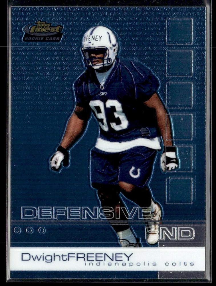 2002 Finest Dwight Freeney Rookie HS