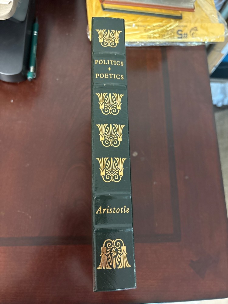 Politics And Poetics By Aristotle 1979 The Easton Press