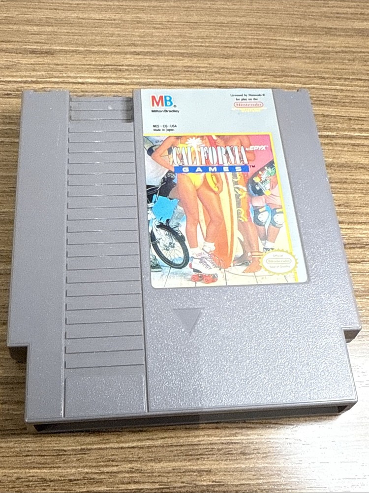 California Games Nintendo NES - Authentic Cartridge Only TESTED