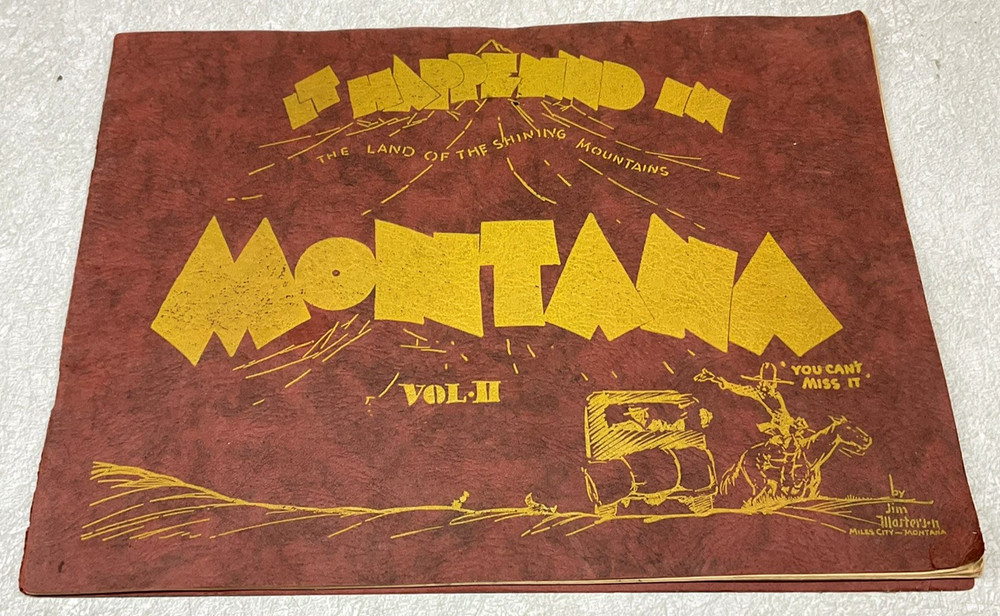 It Happened in Montana Vol 2 II Booklet Book The Land of the Shining Mountains