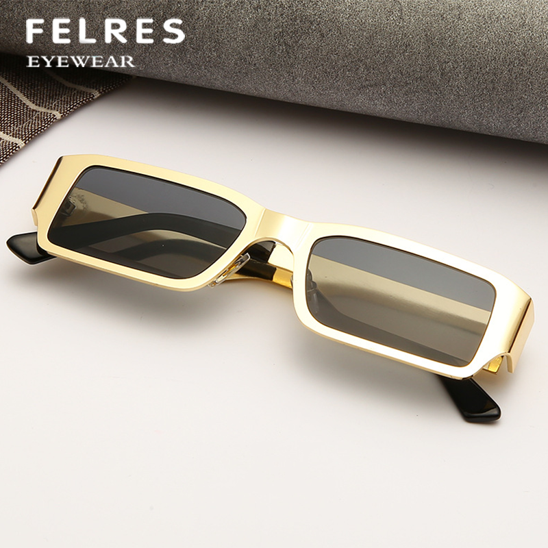 Stylish Metal Outdoor Square Frame Sunglasses for Men and Women