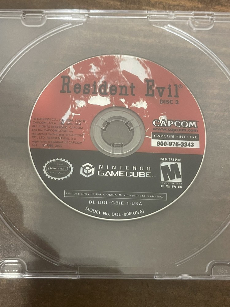 Resident Evil Disc 2 Only (GameCube, 2002) Tested Works Great !!