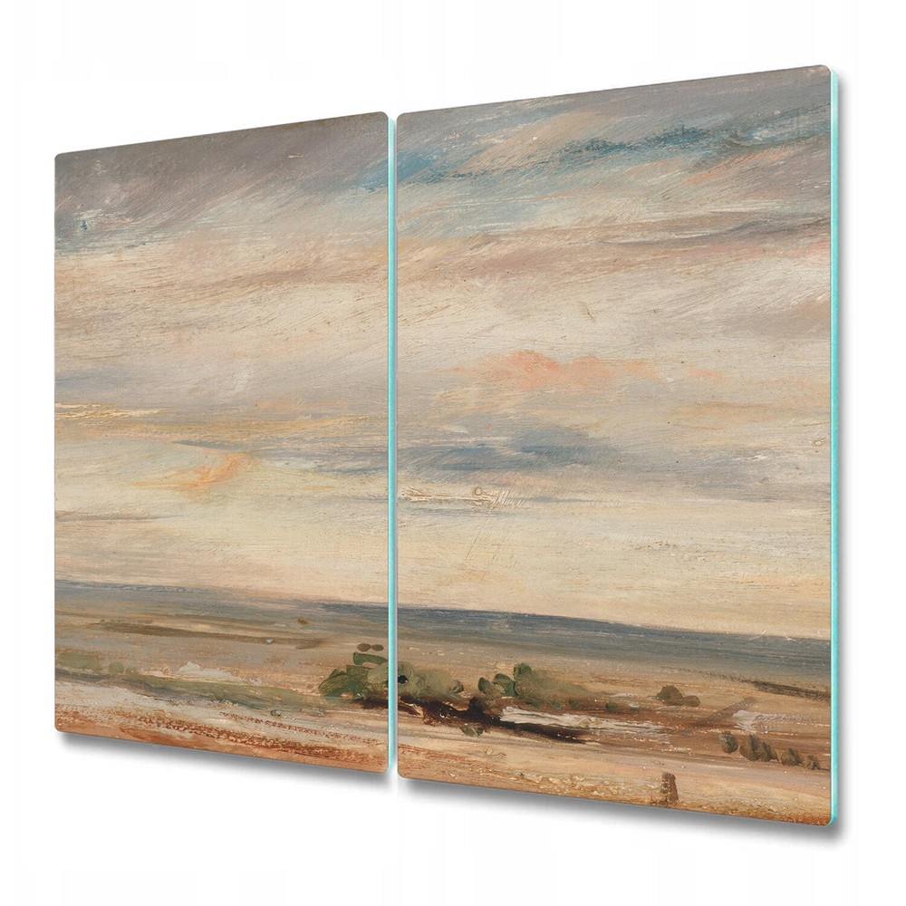 Glass Worktop Kitchen Chopping Cutting Board Early Morning Landscape 2x30x52