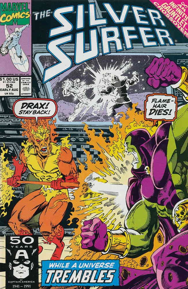 Silver Surfer, The (Vol. 3) #52 FN; Marvel | Infinity Gauntlet Thanos - we combi