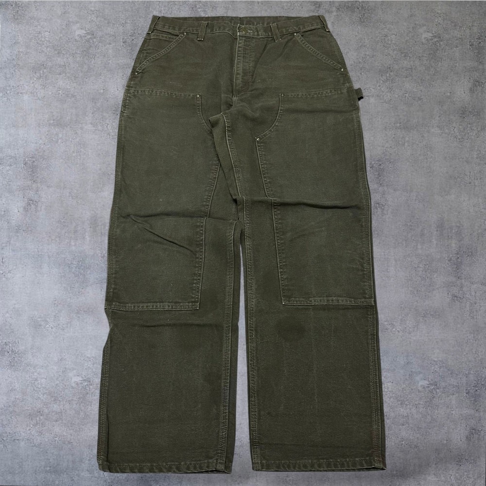 Vintage Y2K brown Carhartt double knee work wear carpenter pants