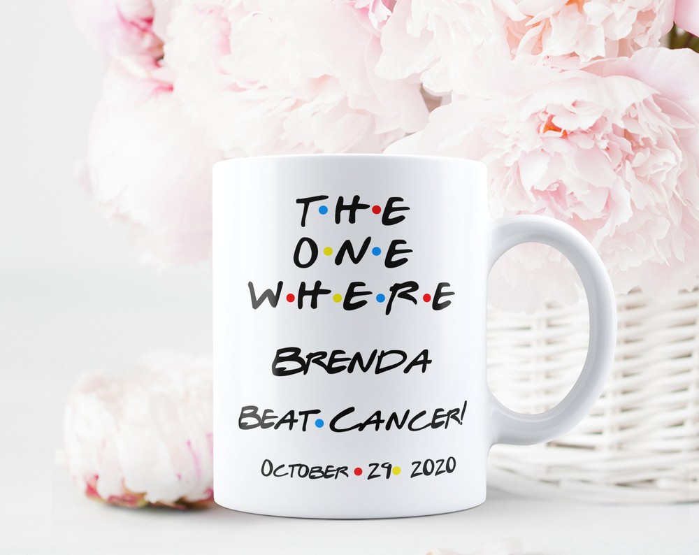 Customized Beat Cancer Personalized Cancer Survivor Coffee Mug I Beat Cancer You