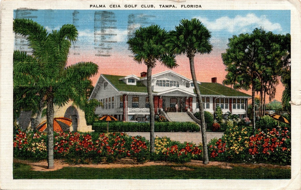 PALMA CEIA GOLF CLUB, TAMPA, FLORIDA, Gasparilla Open, Postcard