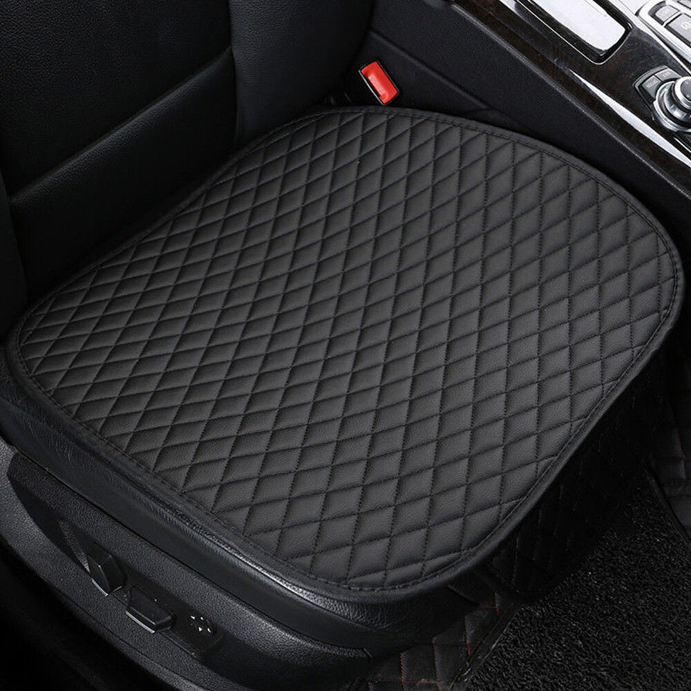 Durable PU Leather Car Front Seat Cover Protector Pad Auto Cushion Mat