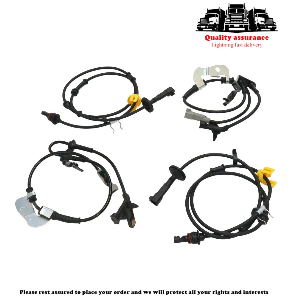 4X ABS Wheel Speed Sensor Front & Rear FWD Fits Chrysler Town & Country Voyager
