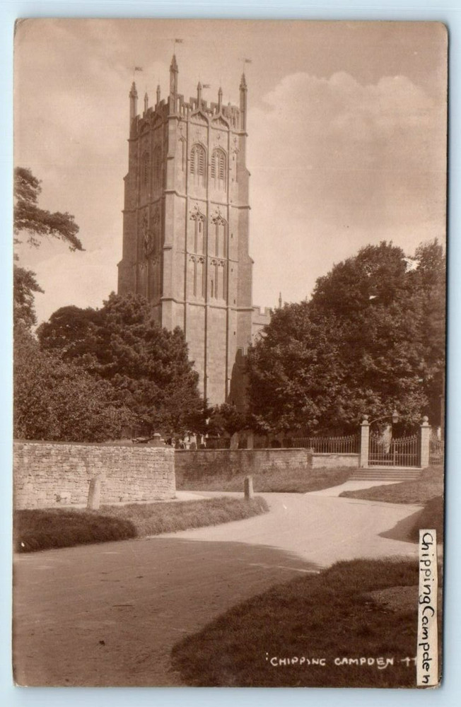 RPPC CHIPPING CAMPDEN exterior UK W.A. Call Postcard