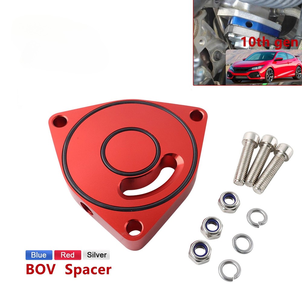 Automotive turbocharger pressure relief valve base modification part BOV gasket