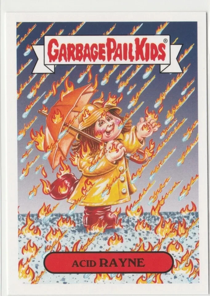 Acid Rayne #8a Garbage Pail Kids GPK 2017 Adam-geddon Trading Card-image
