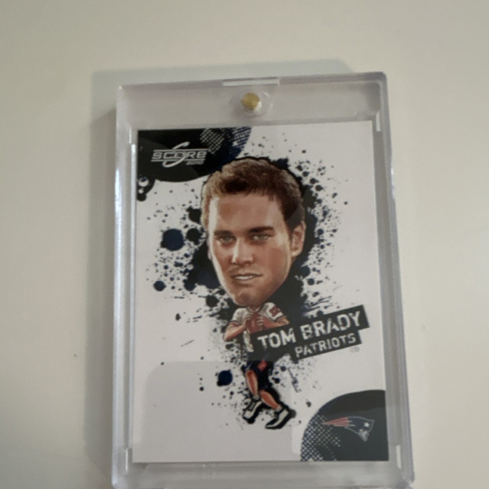 Panini 2010 Score Tom Brady New England Patriots NFL Players Football Card #18