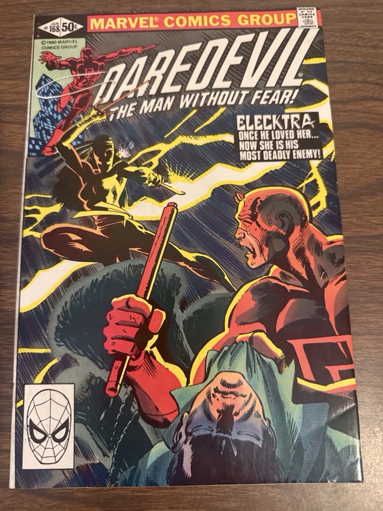 Daredevil #168 Direct Edition First Appearance of Elektra Frank Miller. 1981