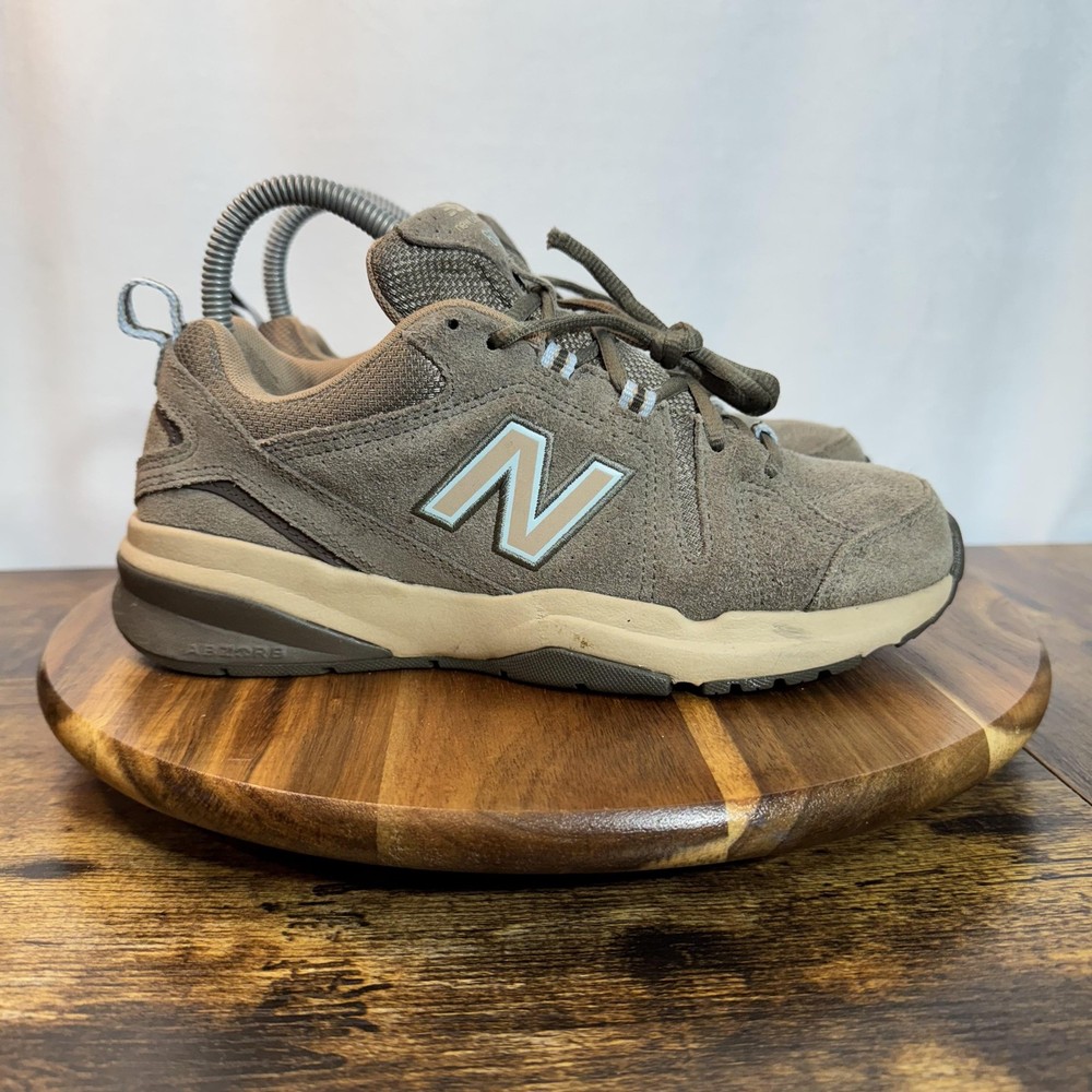 New Balance 608 V5 Shoes Womens Size 7.5 Brown Suede Walking Sneakers WX608UB5