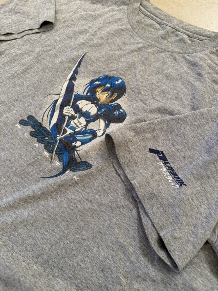 Vintage 90’S Plastik Anime Tultex T-Shirt  Hook Ups Jeremy Klein Style (Read)