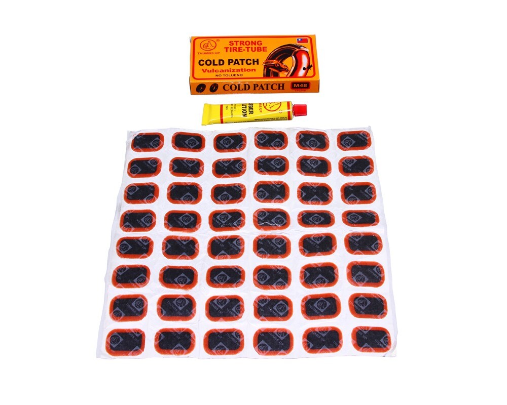 Bike Bicycle Tube Tire Cold Patch Repair Kit Puncture Repair.