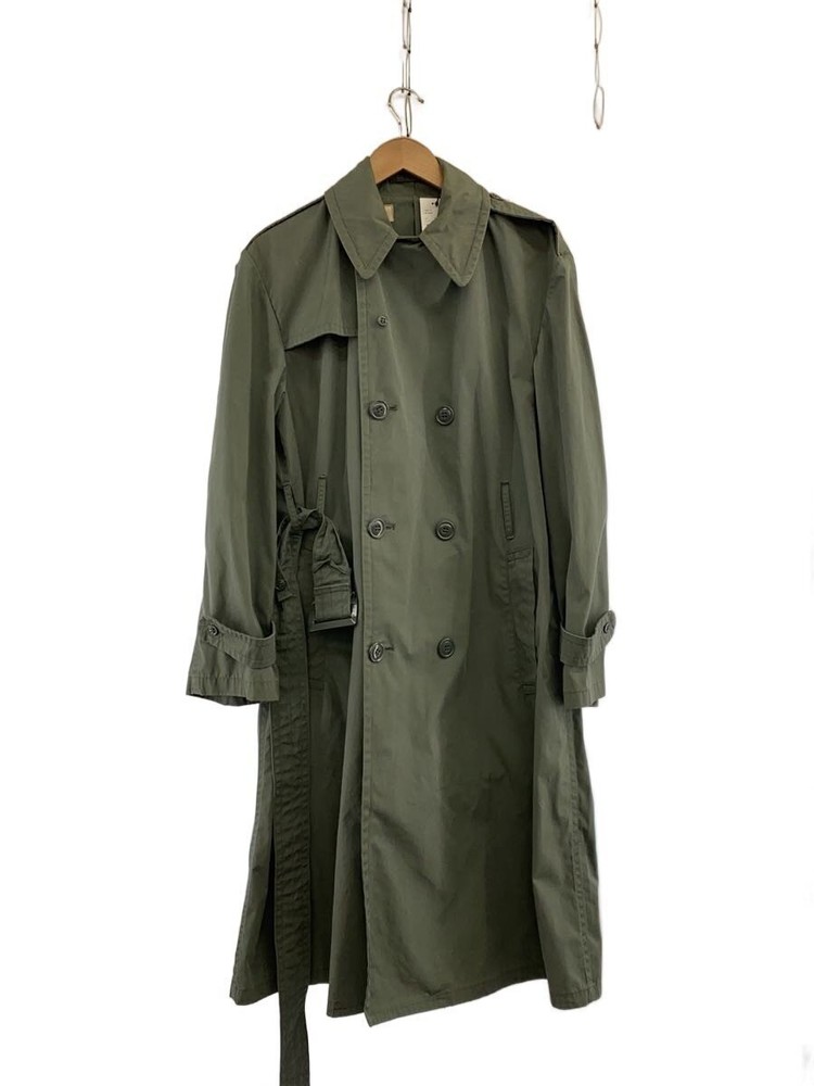 Us. Trench Coat/38/Cotton/Green 60301